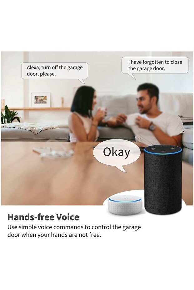 Smart WiFi Switch Garage Door Opener Controller Work, with Alexa Echo Google Home Smart Life/Tuya AP - 7