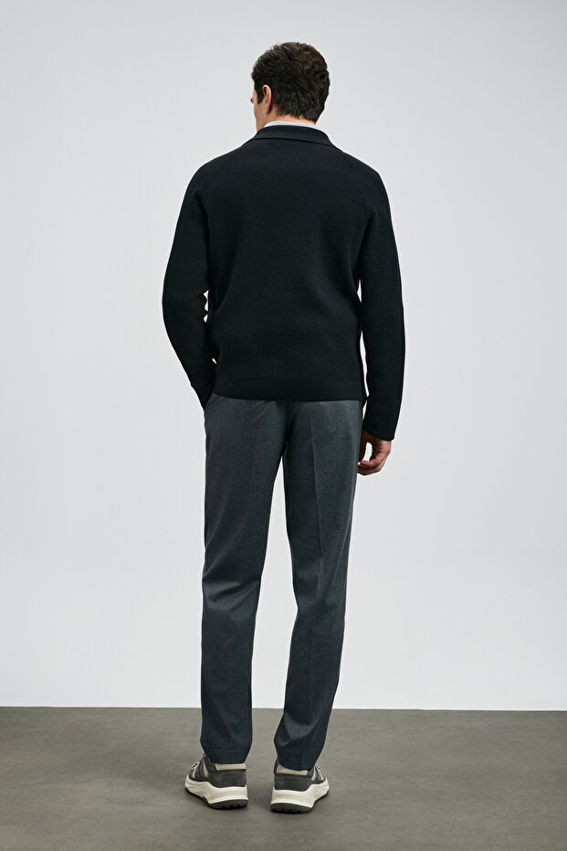 Amber Erkek Hırka Siyah - 6