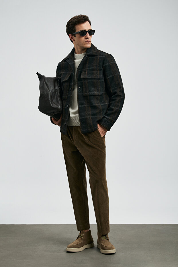 Gooden Erkek Örme Ceket Siyah - 1