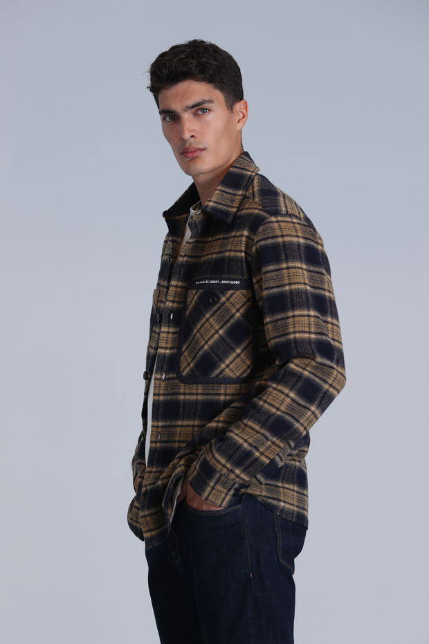 Hammer Erkek Basic Gömlek Slim Fit Lacivert - 5