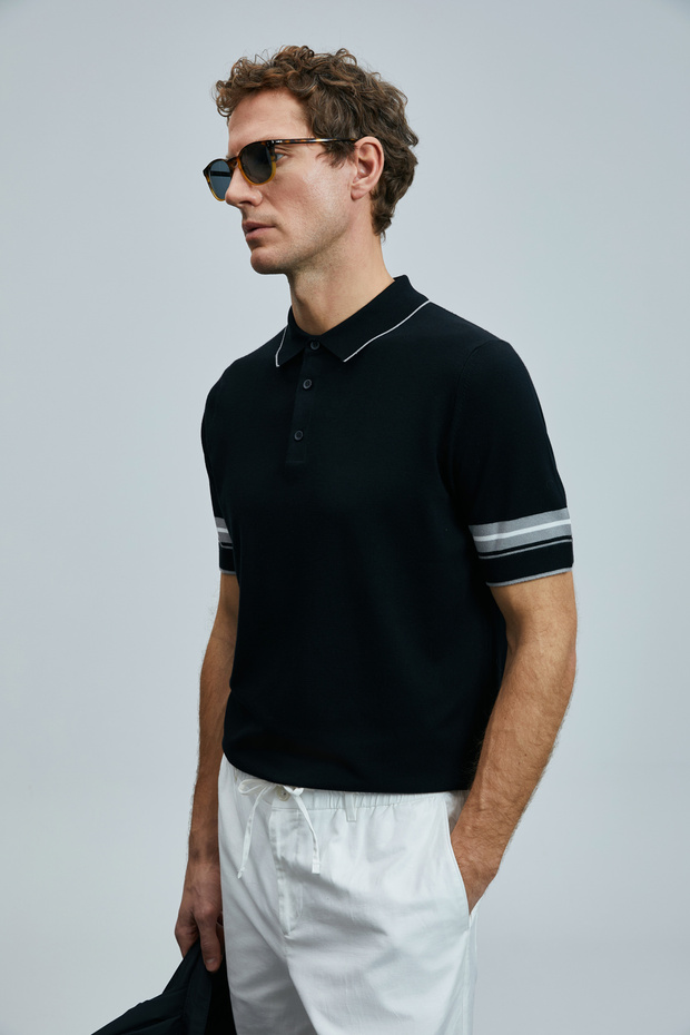 Noah Erkek Modal Karışımlı Kazak Siyah - 5