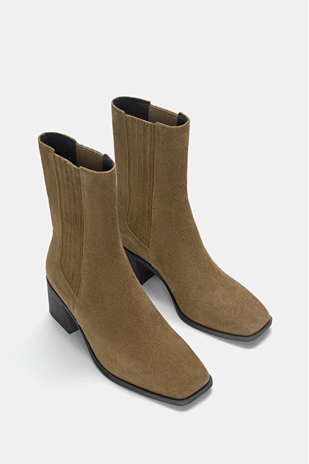 Bilekte deri kovboy botu - 5