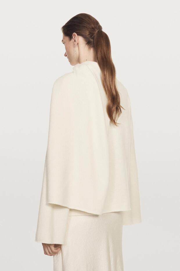 %100 yün atkı örgü kazak - 4