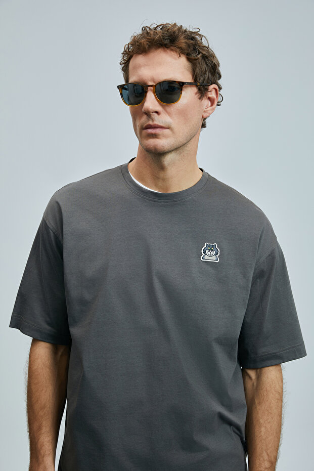 Nımbus Modern Grafik T- Shirt Kahverengi - 3