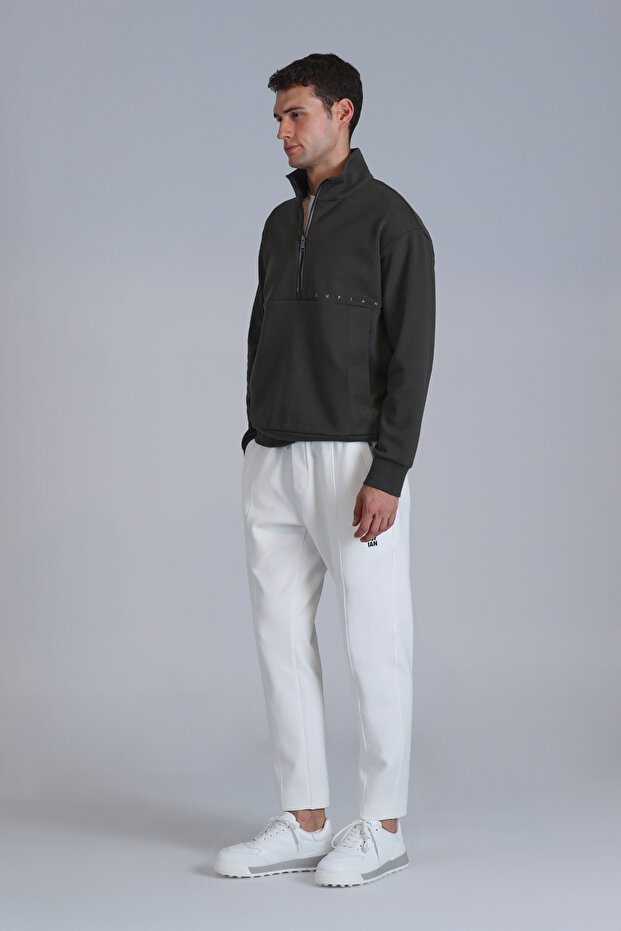 Howe Erkek Sweatshirt Haki - 4