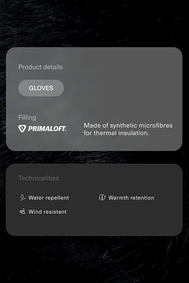 SKI Primaloft® teknik eldivenler - 3