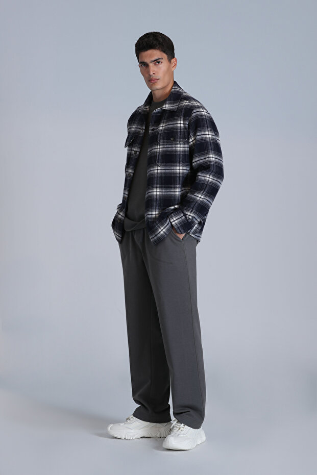 Fera Erkek Basic Gömlek Slim Fit Lacivert - 4