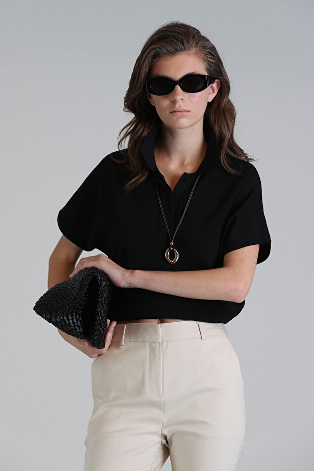 Como Kadın Kazak Siyah - 2