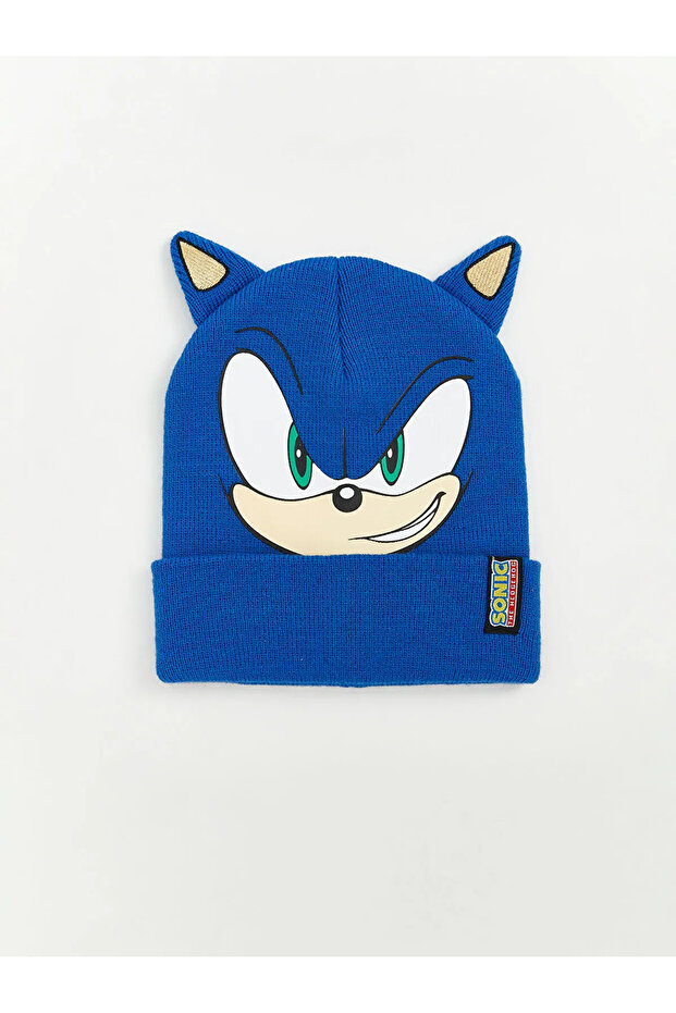 Lcw Accessories Blue Sonic Printed Boys' Beanie