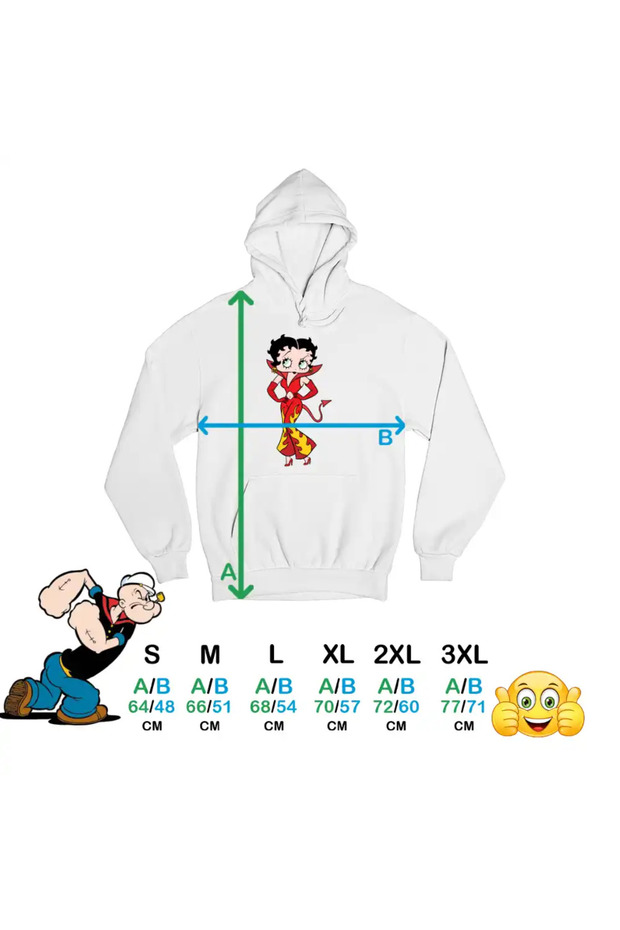 Дамски суитшърт Betty Boop Devil Satan Devil Hell - 4