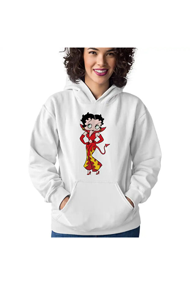 Дамски суитшърт Betty Boop Devil Satan Devil Hell - 1