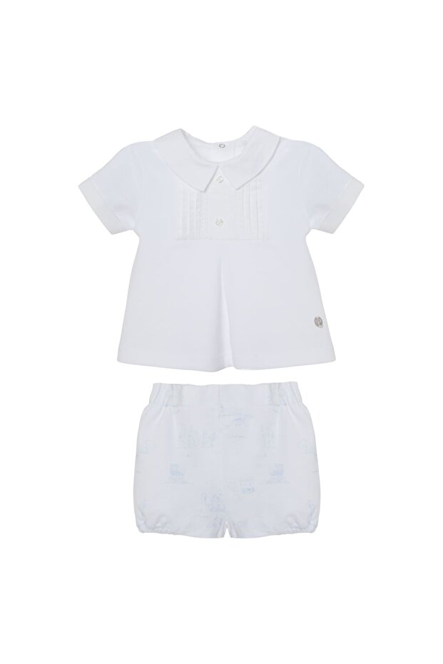 Patachou Newborn 2-Piece White Set