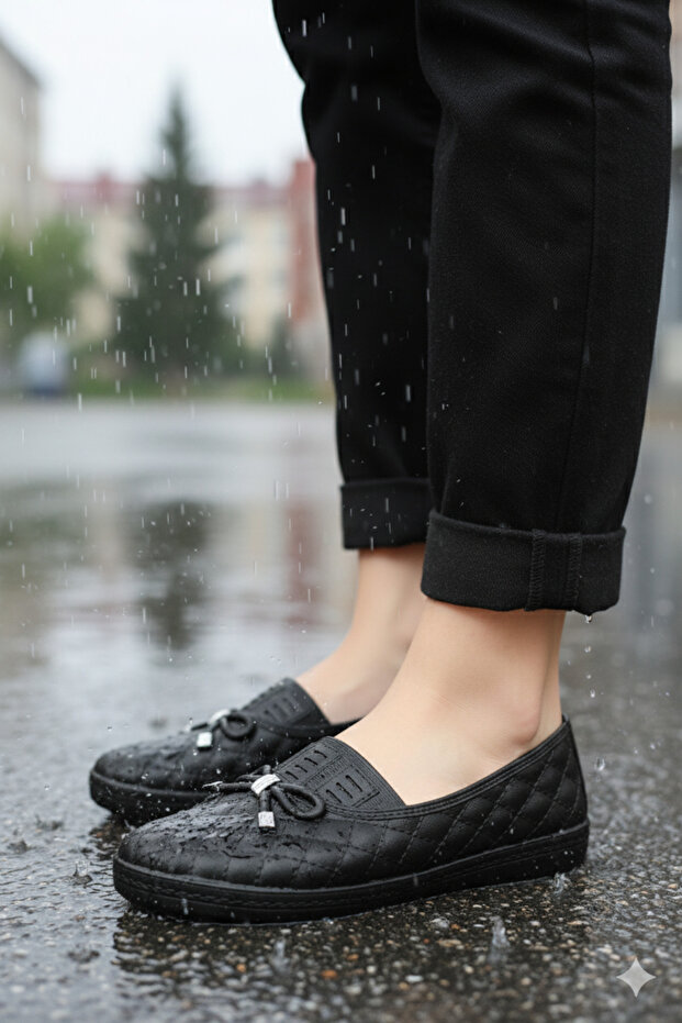 Women's Waterproof Sea Rain Casual Rubber Shoes