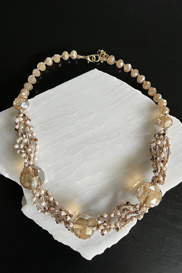 متعددة قلادة الخرز الزجاجي - 2