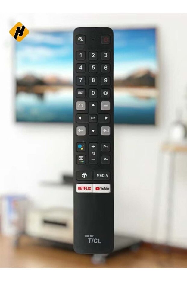 Universal Remote Control for TCL 4K TV, No Voice Function - 1