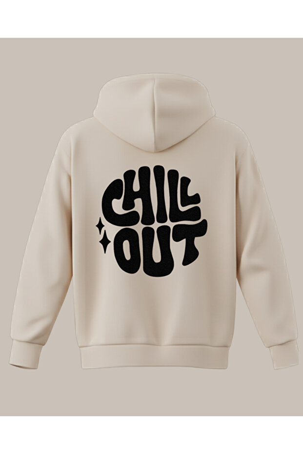 سويت شيرت مطبوع عليه Chill Out