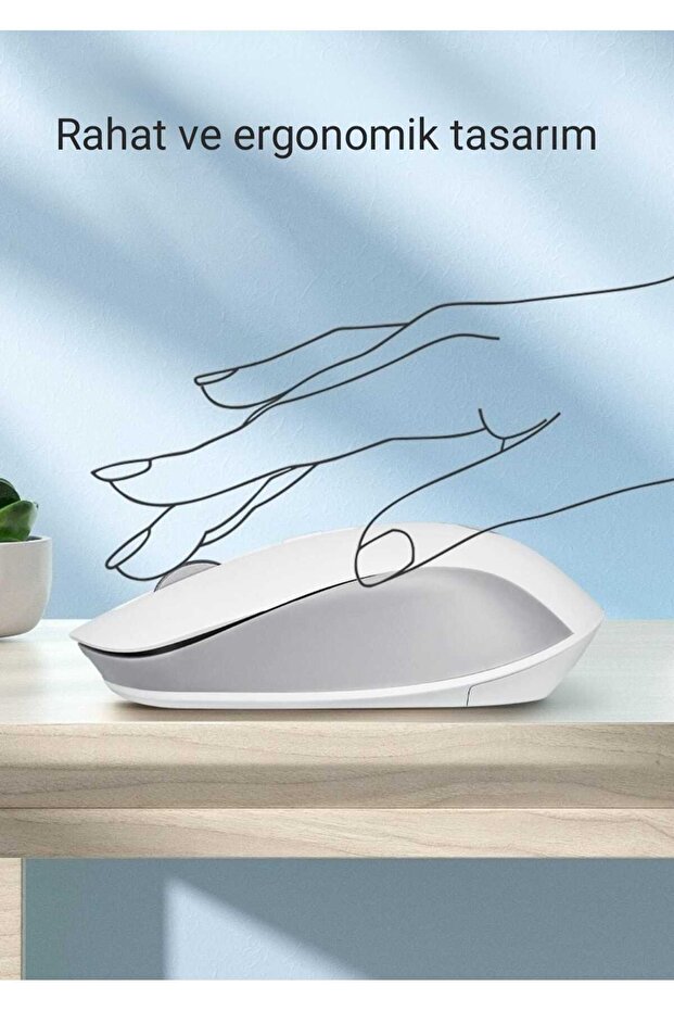 S1000D Çift Modlu 2,4ghz Kablosuz & Bluetooth V5.0 Sessiz Mouse - 4