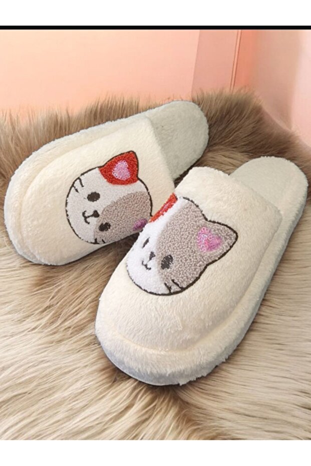 شباشب منزلية بشكل قطة - 1