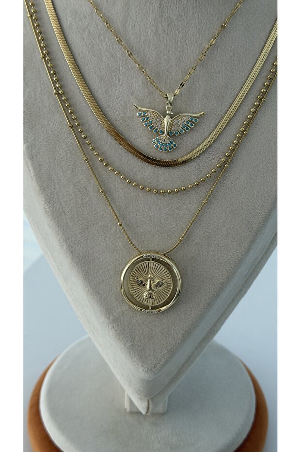 316 ÇELİK ÇOKLU KOLYE - 3