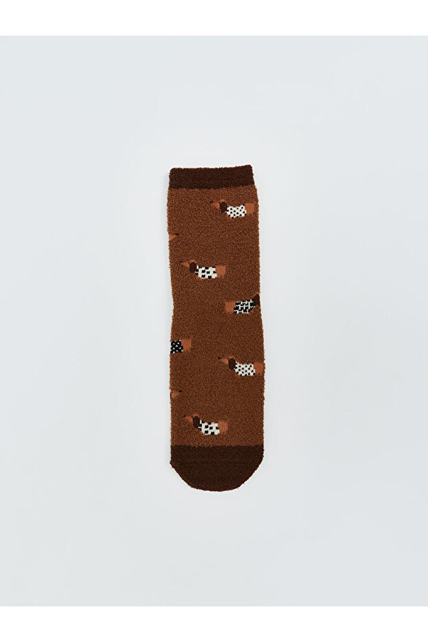 Esvab • Modern & Distinctive Animal Embroidered Women's Home Socks