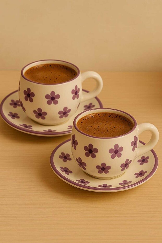 Daisy Turkish Coffee Cup