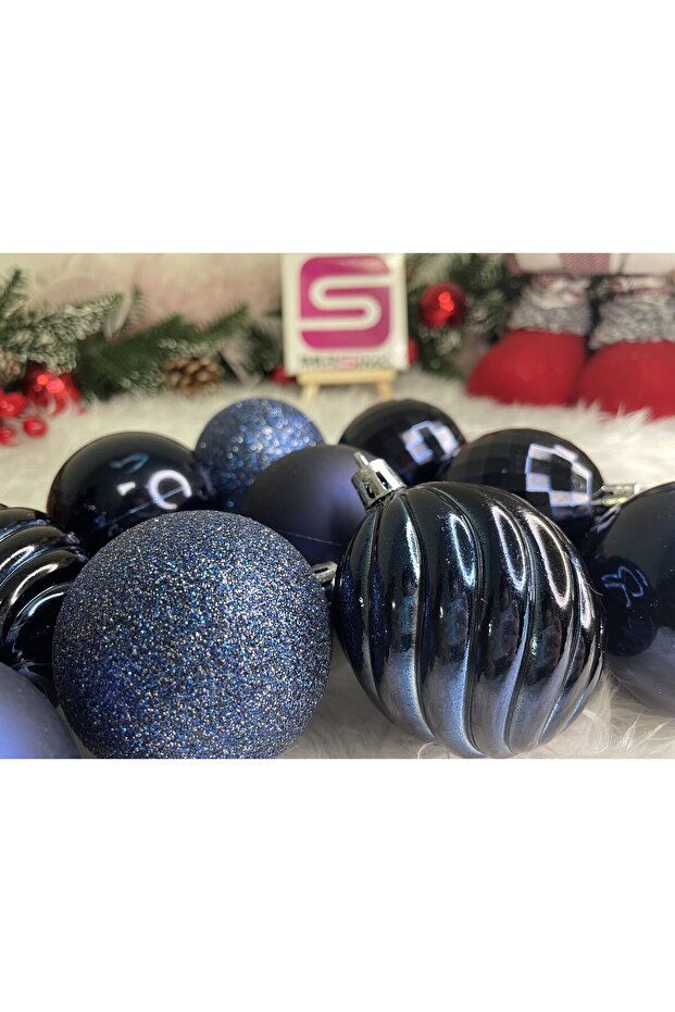 Коледна украса - Синьо - 15