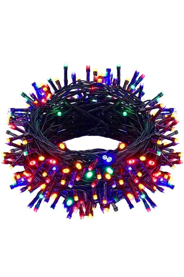 Christmas tree lighting system, 17.5 meters, 300 LEDs, 8 functions, multicolor - 7