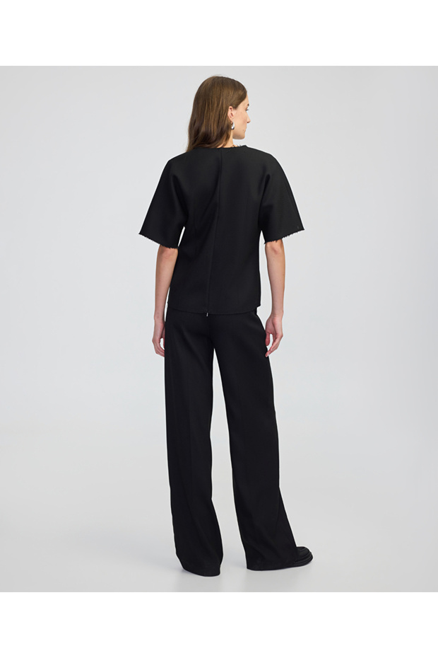 Çift parça colorblock bluz - 7