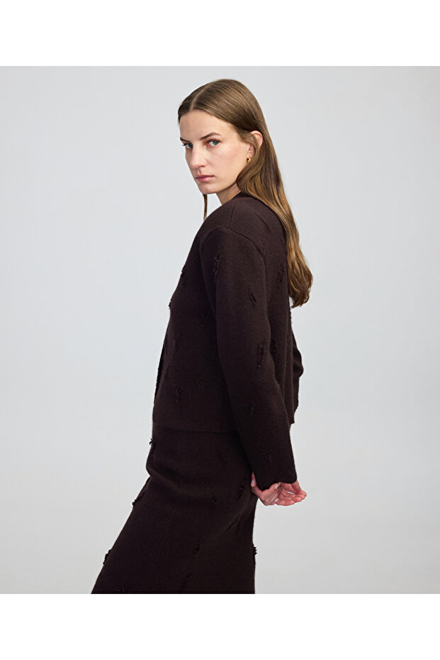 Eskitme efektli ceket - 4