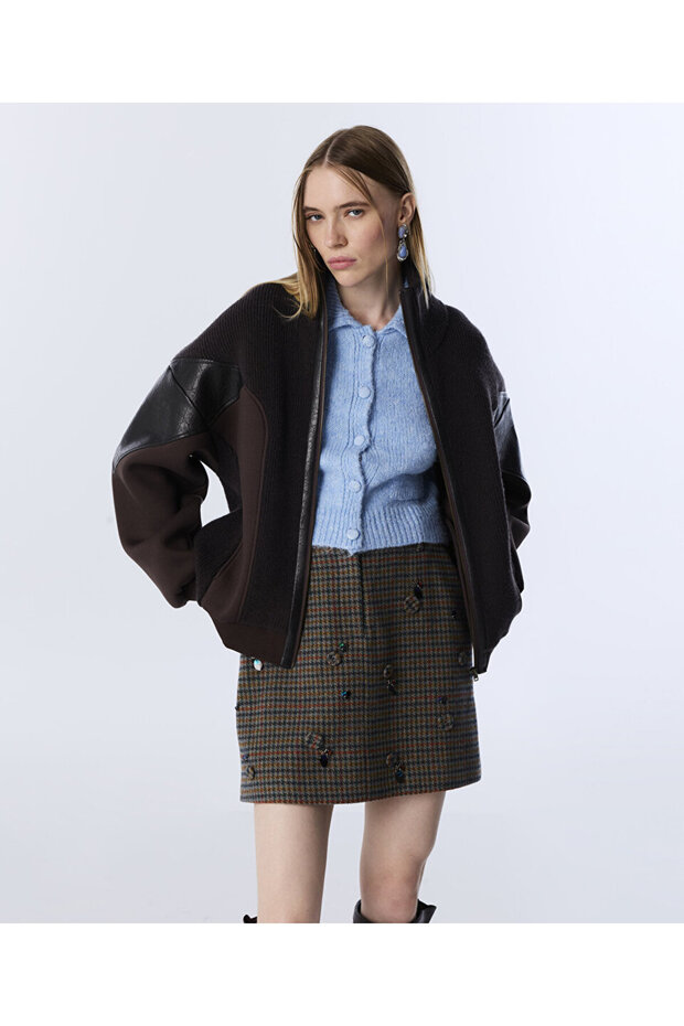 KUMAŞ MIX SWEATSHIRT - 1