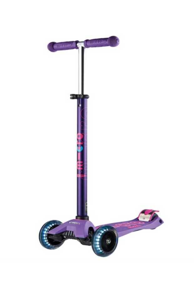 Micro Maxi Deluxe Scooter Mor Led Işıklı - 1