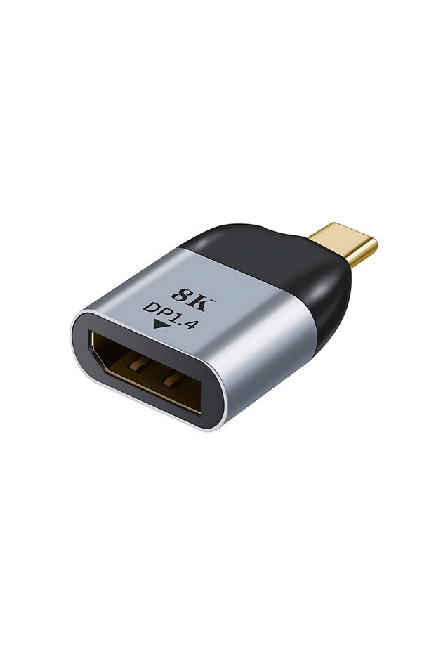 Type C Usb-C Displayport Monitor Converter Adapter 8K 4K 2K 60Hz