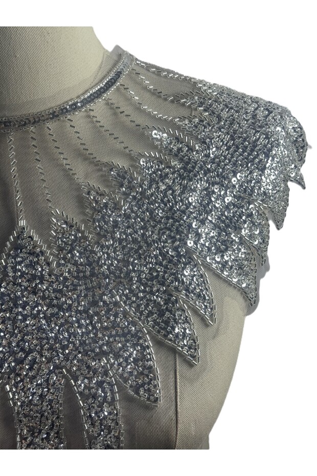 taşlı şık yaka - 1