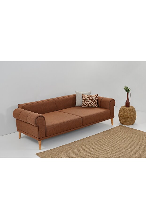 STEP ÜÇLÜ KOLTUK, KİREMİT - 4