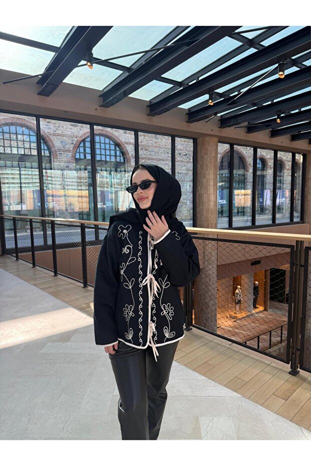 İp Detaylı Ceket - 3