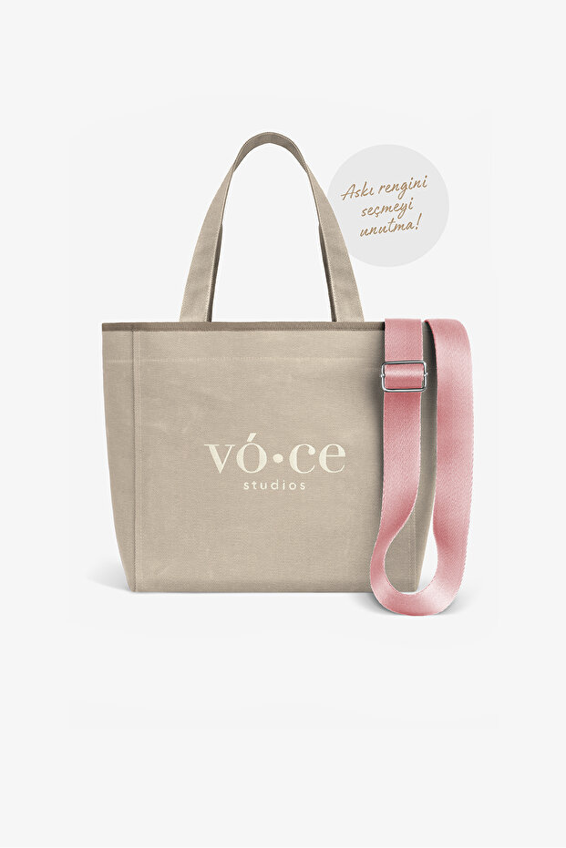 Kanvas Beige Large Bag - 1