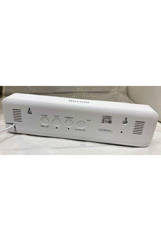 ساعة حائط وطاولة رقمية LCD مع عرض التاريخ ودرجة الحرارة - 3