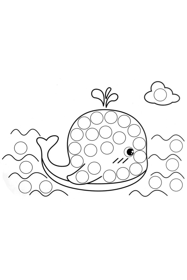 Dot Markers Coloring Book - Assorted - 2