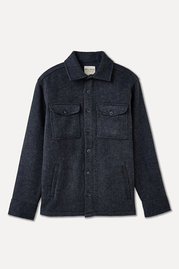 DÜĞMELİ GÖMLEK CEKET - 4