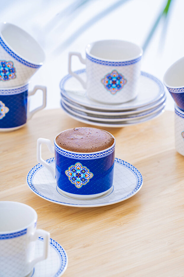 ACAR Eloise 6 Kişilik Kahve Fincan Takımı - 90 ml