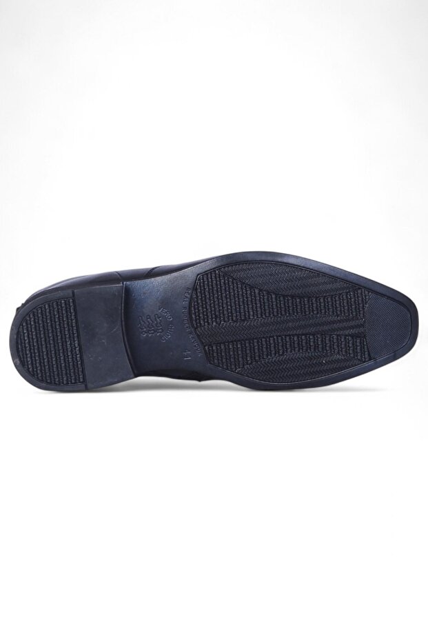 00705 Siyah Erkek Deri Bot - 4