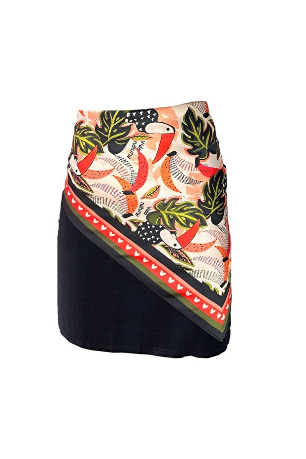 Scarf papağan fular 70*70 cm - 2