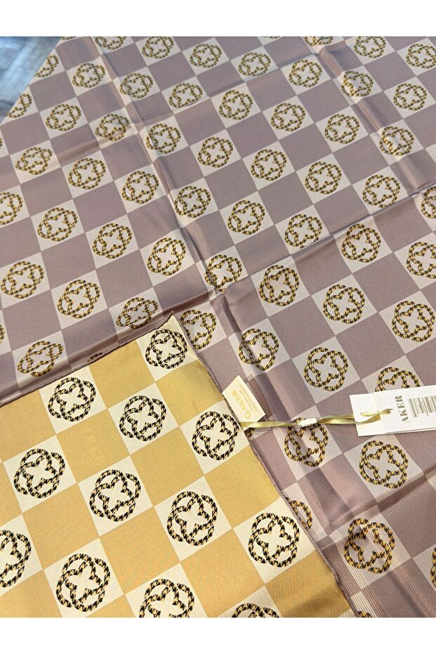 Bosphorus Çift Taraflı İpek Twill Eşarp 8914712 - 8