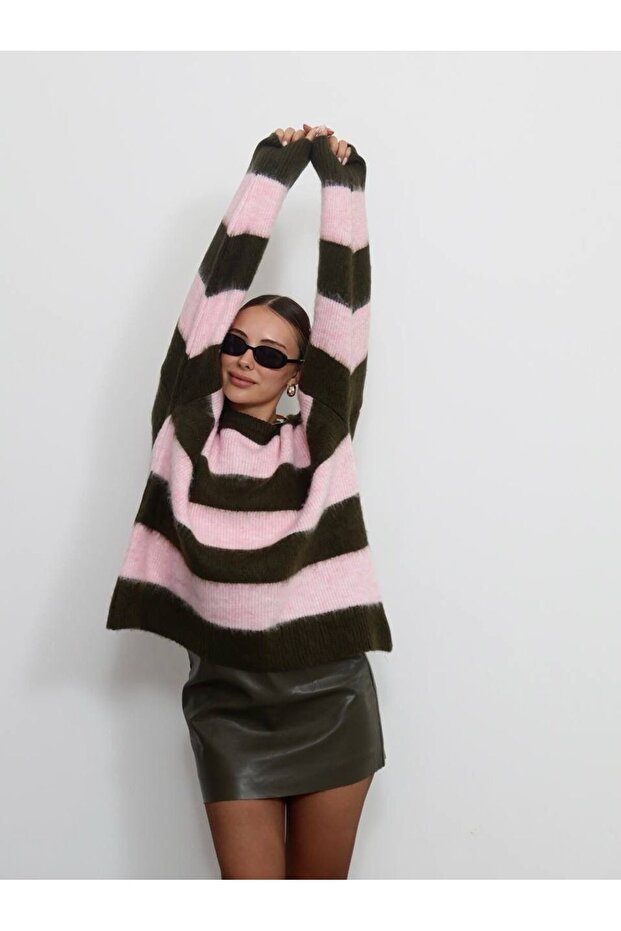 Women's Soft Silk Knitwear O Oversized Set