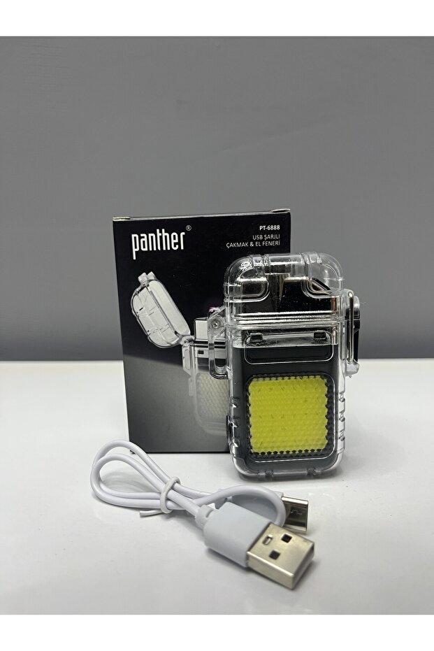 FENER&ÇAKMAK PT-6888 USB ŞARJLI ÇAKMAK FENER - 3