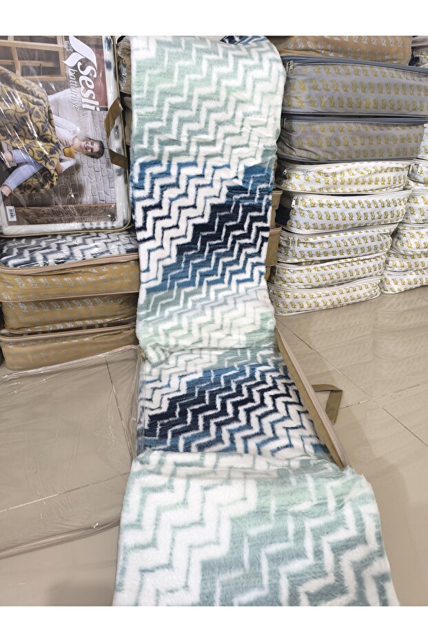 peluş tek kişilik battaniye - 3