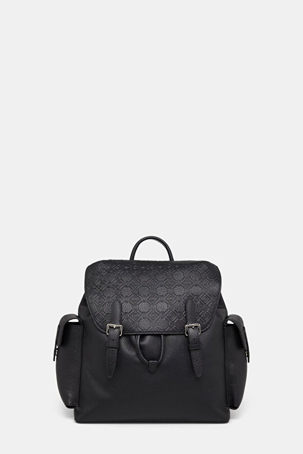 SİYAH DERI ÇANTA - 1