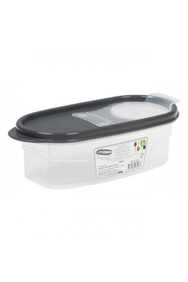 Plastic cereal container, capacity 600 ml