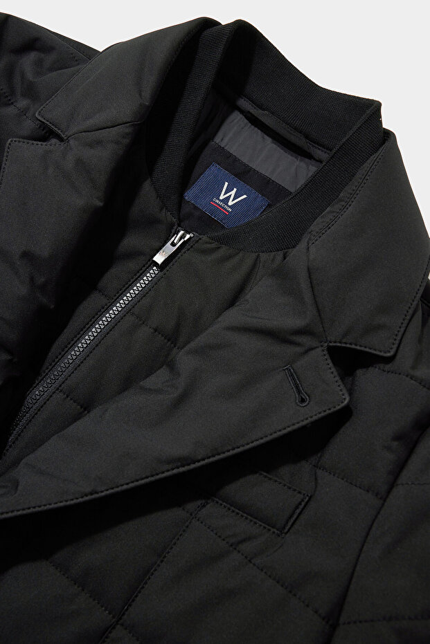 DÜĞMELİ SİYAH MONT - 3