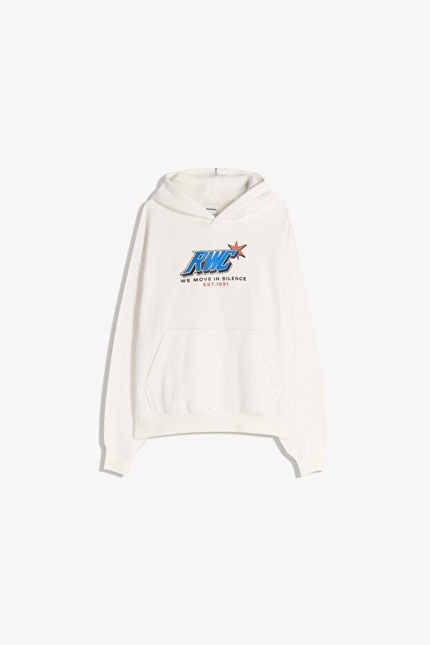 Baskılı kapüşonlu sweatshirt - 2